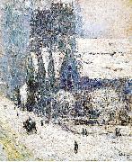 Childe Hassam, Painting, oil on canvas, of Calvary Church